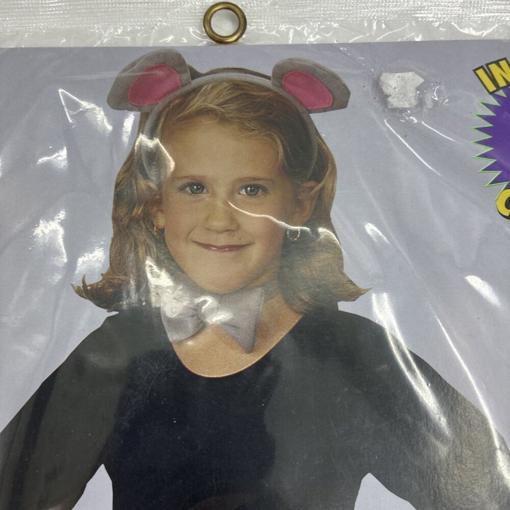 Rubies Kids One Size Mouse Accessories Ears Tail Bow Tie Costume Set - Picture 5 of 7